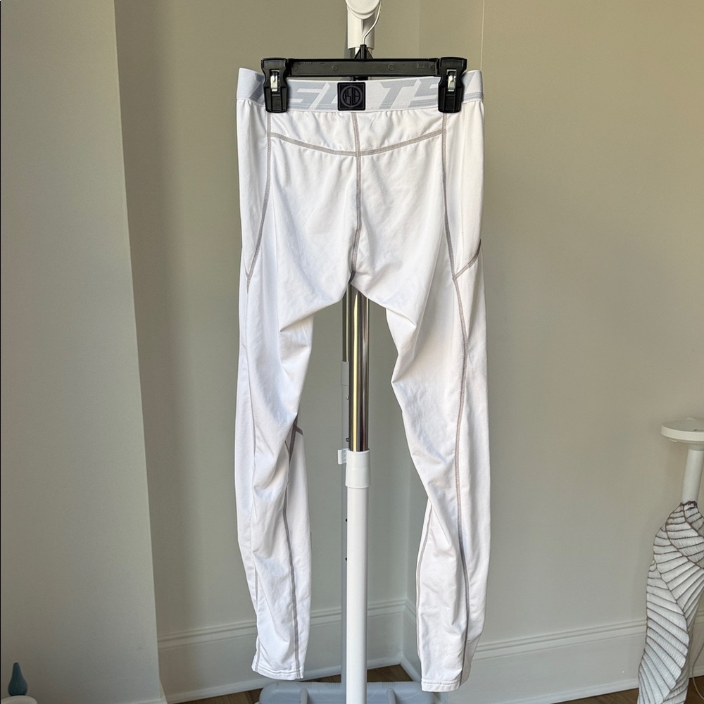 White Athletic men’s Leggings small